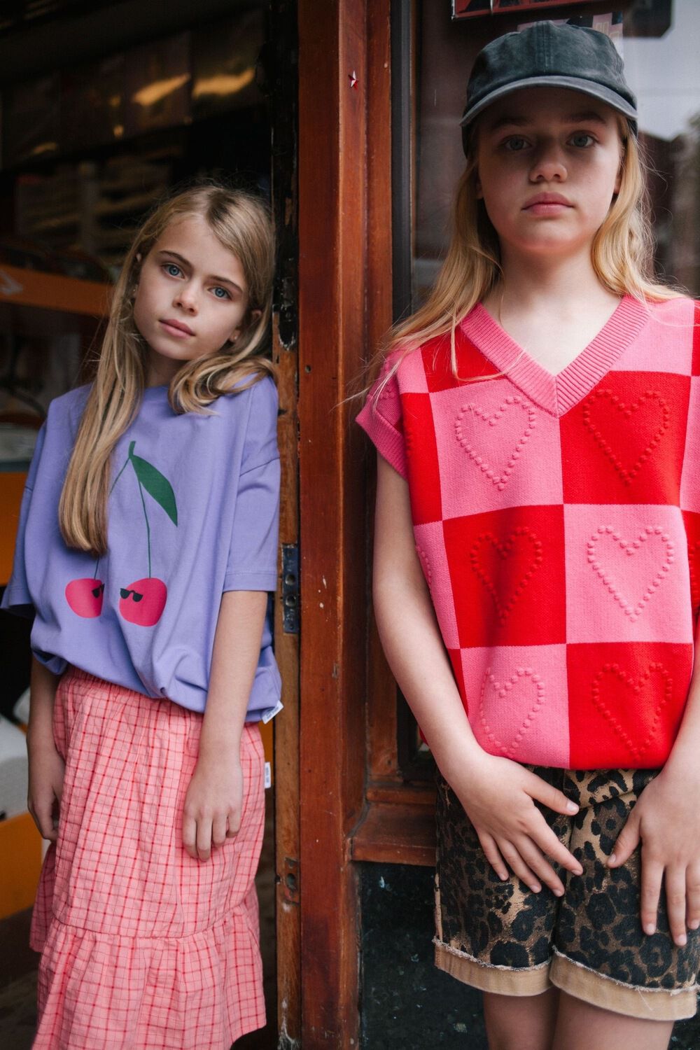 CALL ME FRANKIE Pantalon courts LEOPARD SHORTS en marron - large