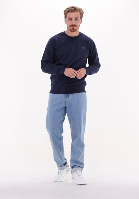 EDWIN Chandail BASE CREW SWEAT HEAVY FELPA Bleu foncé - large