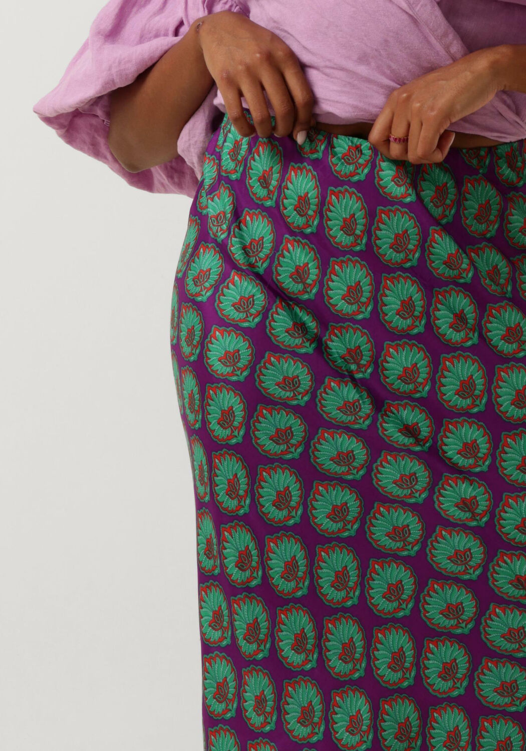 SISSEL EDELBO Jupe midi MADELLIN SKIRT en violet