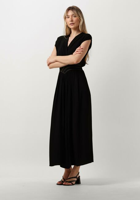 LOUIZON Robe maxi YACINTHE en noir - large