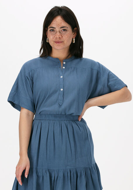 Blauwe BY-BAR  BO BLOUSE - large
