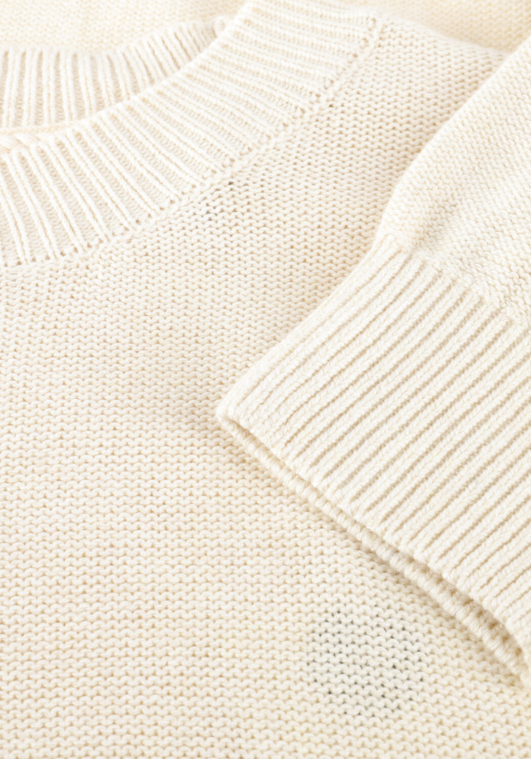 ANERKJENDT Pull AKEBBE COTTON/SILK KNIT en beige - large