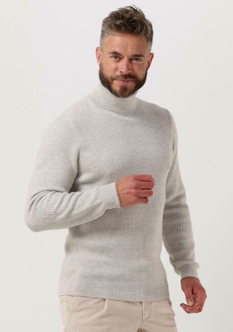 Grijze PROFUOMO Coltrui PULLOVER ROLL NECK - large