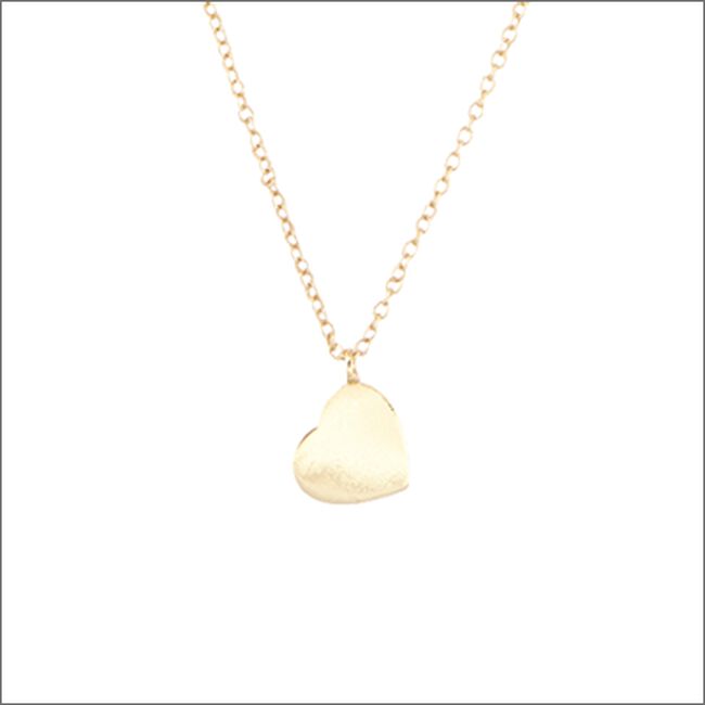 Gouden ATLITW STUDIO Ketting FORTUNE NECKLACE HEART - large