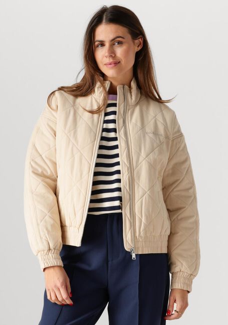 COLOURFUL REBEL Jack WEIDY QUILTED JACKET en beige - large