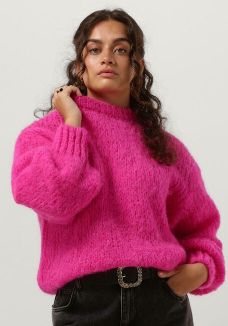 AMERICAN DREAMS Pull LEONNIE ALPACA PULLOVER en rose - large