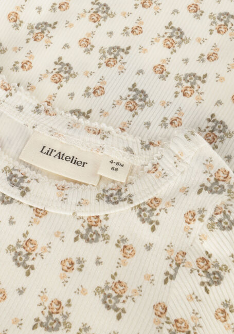 LIL' ATELIER Grenouillères NBFGAGO LS SLIM BODY LIL NOOS Écru - large