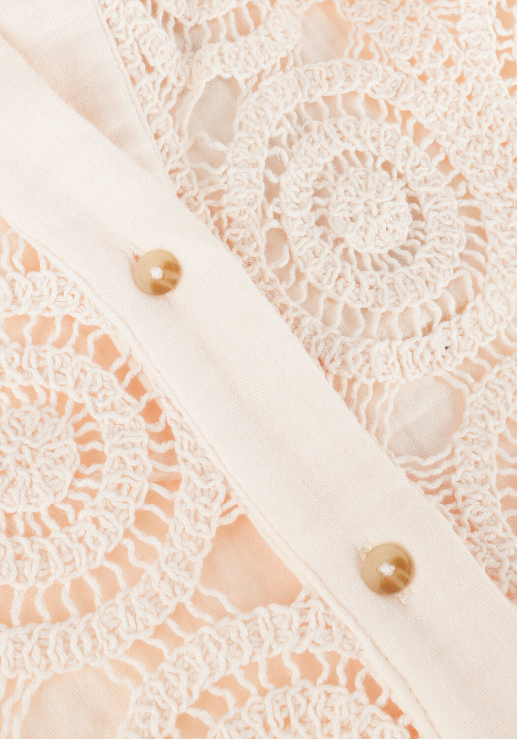 FREEBIRD WV-STRUCT-CROCHET-COT-23-2 Blouses en blanc - large