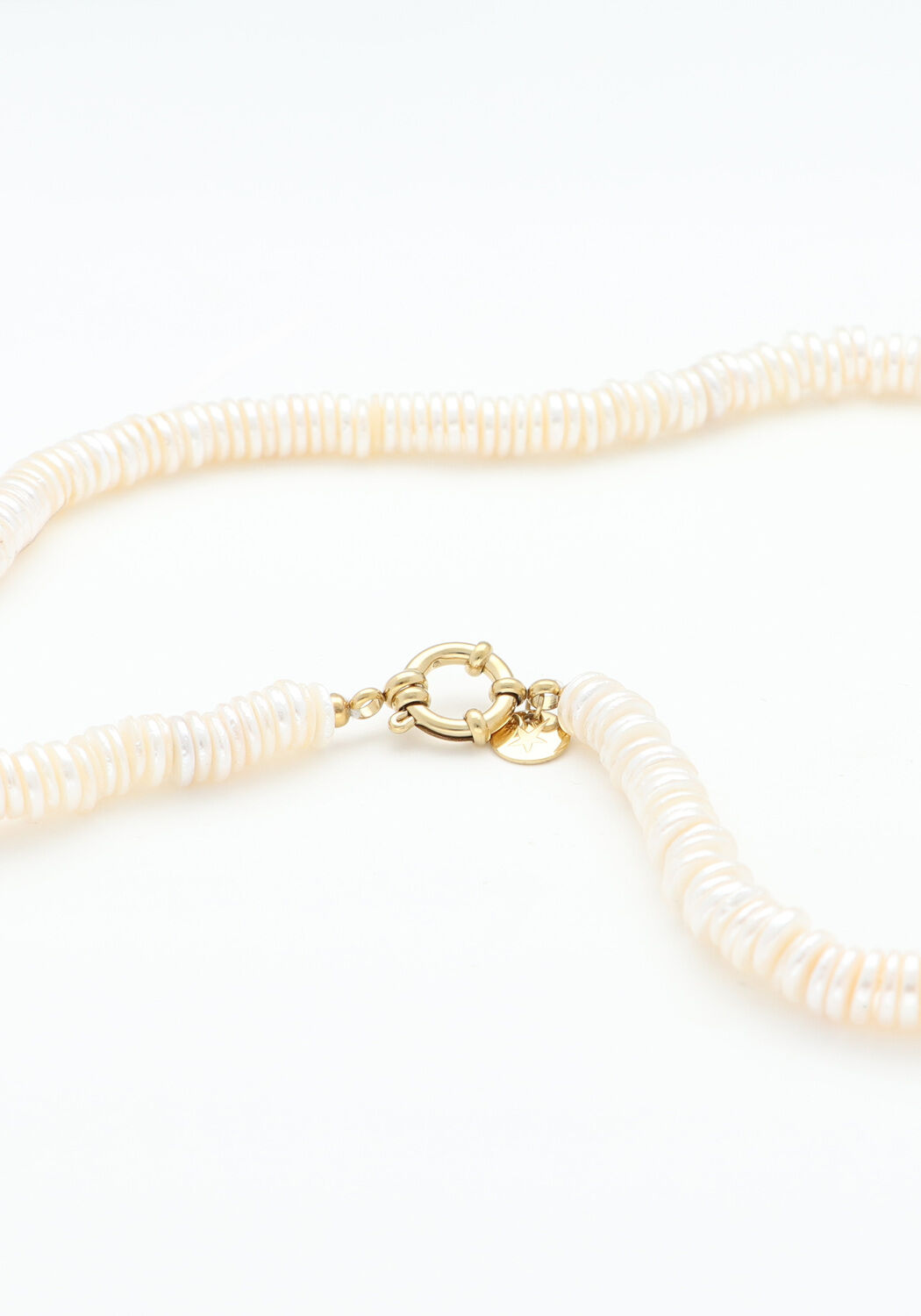BONNIE STUDIOS Colliers DISCO PEARL NECKLACE en blanc - large