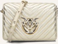 PINKO LOVE CLICK MINI METAL Sac bandoulière en or PINKO LOVE CLICK MINI METAL Sac bandoulière en or - medium