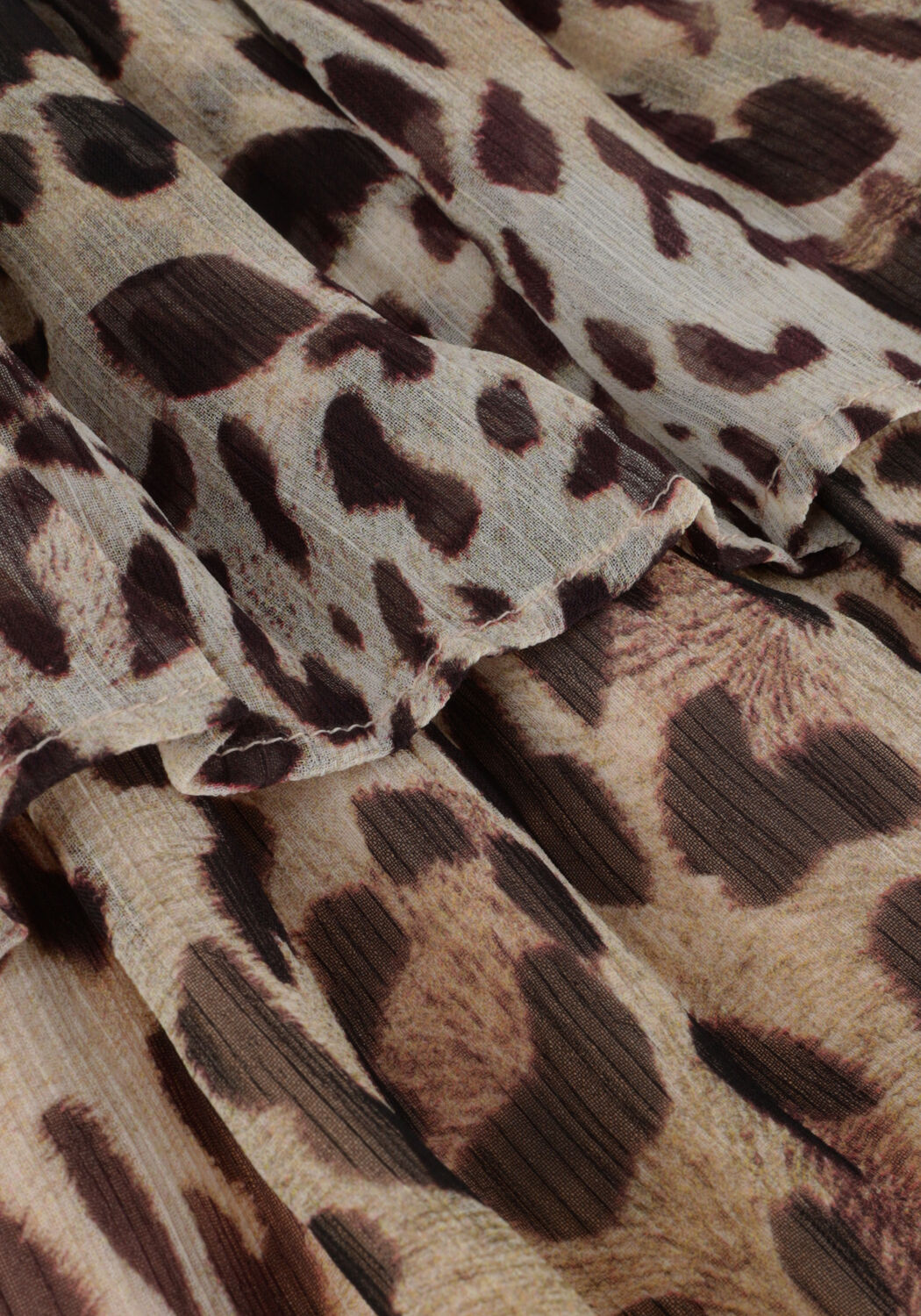 Beige GUESS Minirok BRIGIDA SMOCKED MINI SKIRT - large