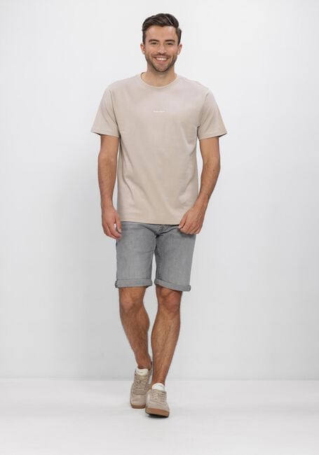 Grijze PURE PATH Jeans THE MILES SLIM FIT SHORT - large