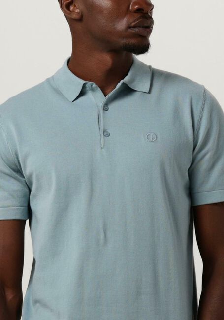 Blauwe DSTREZZED Polo POLO S/S COTTON KNIT - large