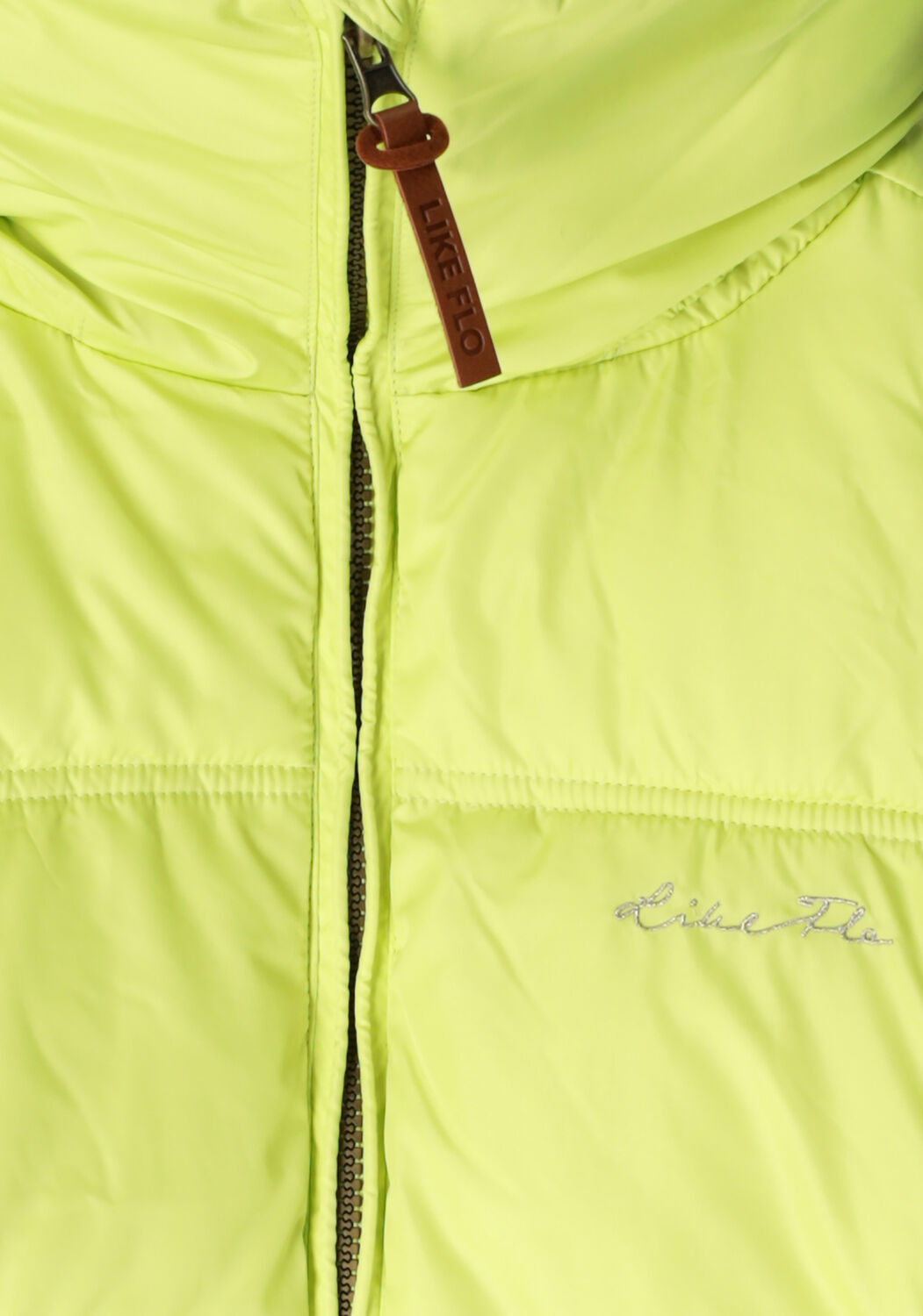 LIKE FLO Veste matelass&eacute; AMAYA FLO GIRLS SHORT FANCY HOODED JACKET en jaune - large