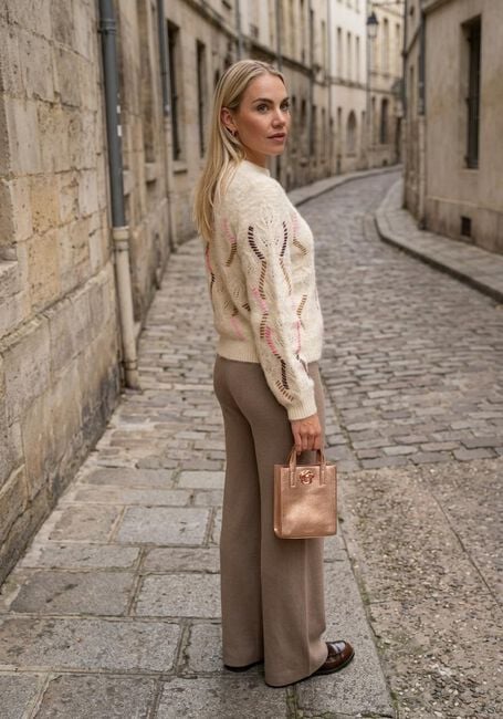 Creme Y.A.S. Trui YASGABBI LS KNIT PULLOVER S. - large