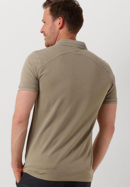CAST IRON Polo SHORT SLEEVE POLO PIQUE GARMENT DYED en beige - large