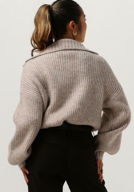 SIMPLE Pull KNIT-RC-PL-23-1 en beige - large