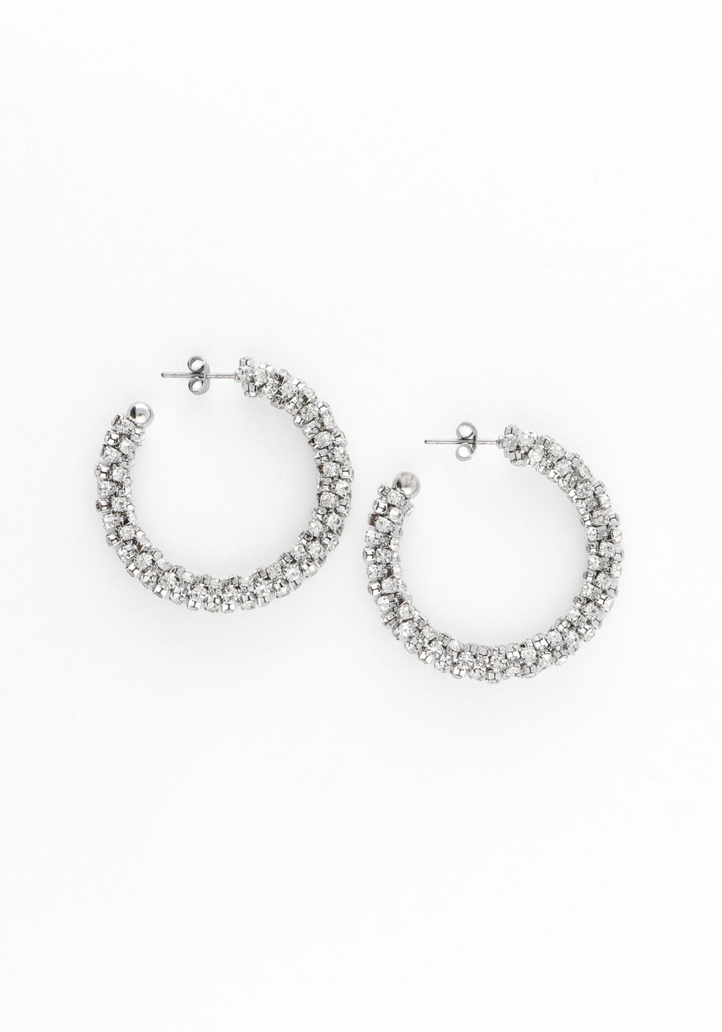 NOTRE-V Boucles d'oreilles OMFW22-001 Argent&eacute;