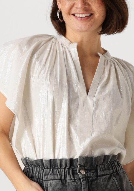 Witte BY-BAR  VINA LUREX BLOUSE - large