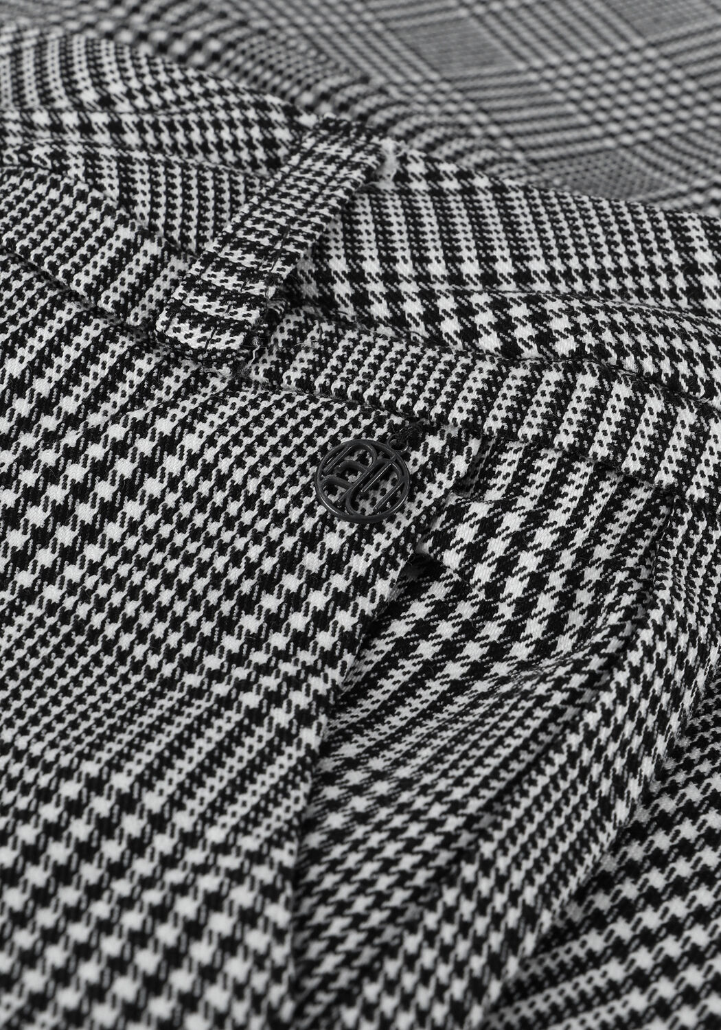 Zwarte MINUS Pantalon NEW CARMA CHECK 7/8 PANTS - large