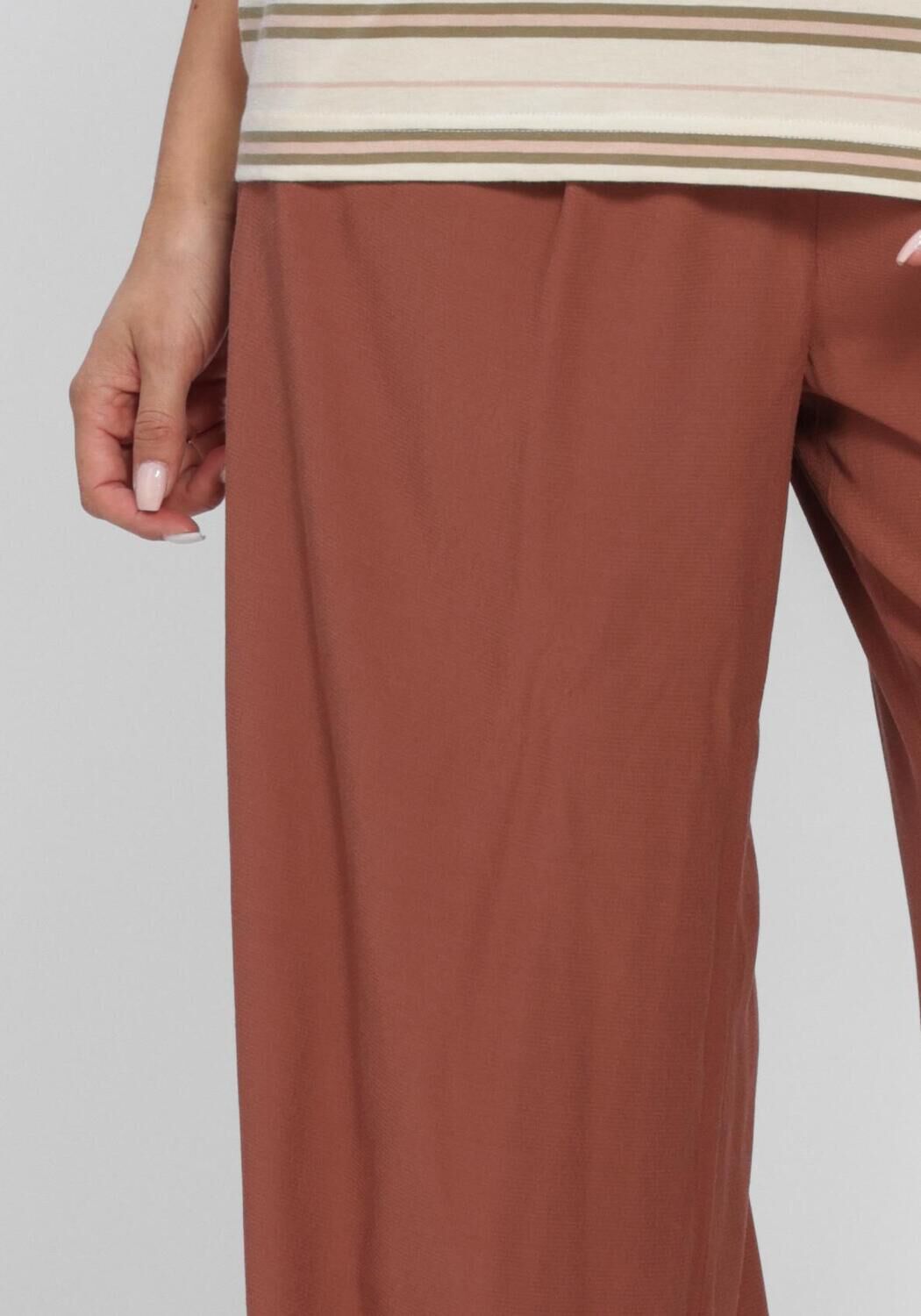 BY-BAR BENJI VISCOSE PANTS Pantalons en beige - large