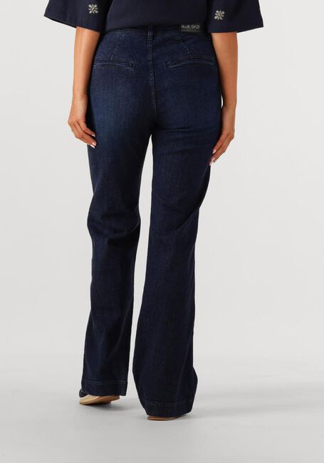 SUMMUM Wide jeans BOOTCUT CROPPED LIGHT WEIGHT COTTON Bleu foncé - large
