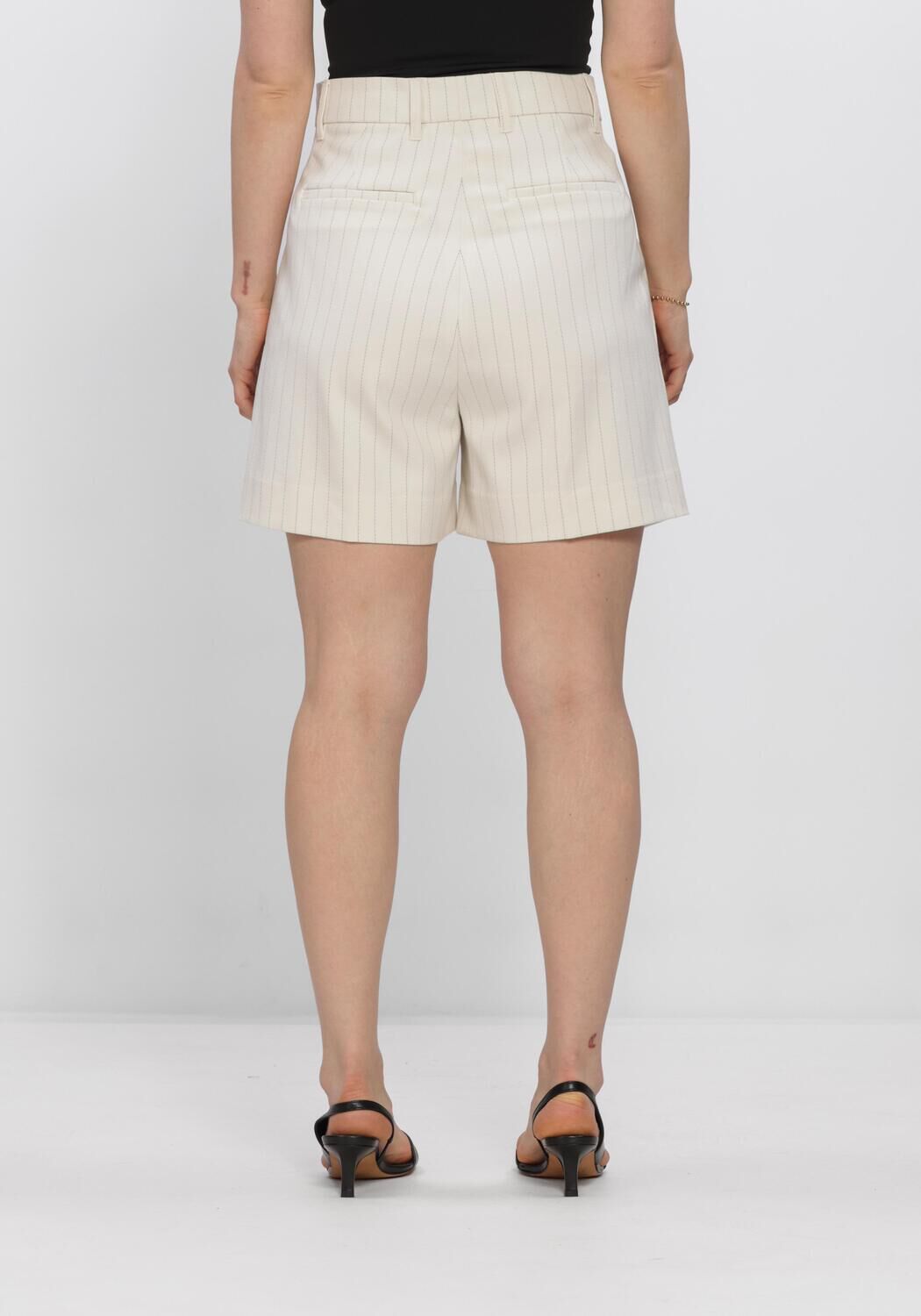 COPENHAGEN MUSE Pantalon courte CMTAILOR-SHORTS STRIPE &Eacute;cru - large