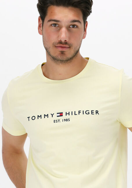 TOMMY HILFIGER T-shirt TOMMY LOGO TEE en jaune - large