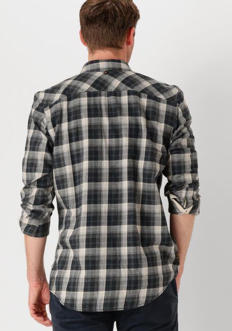 Grijze PME LEGEND Overhemden LONG SLEEVE SHIRT TWILL YARNDYED CHECK - large
