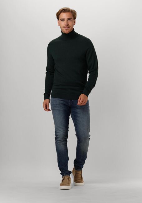 Donkergroene CALVIN KLEIN Coltrui MERINO TURTLE NECK - large