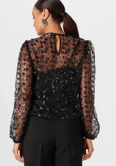 Zwarte OBJECT Top OBJMAISY L/S RE TOP - large