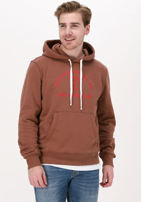 DIESEL Chandail S-GINN-HOOD-C4 en marron - large