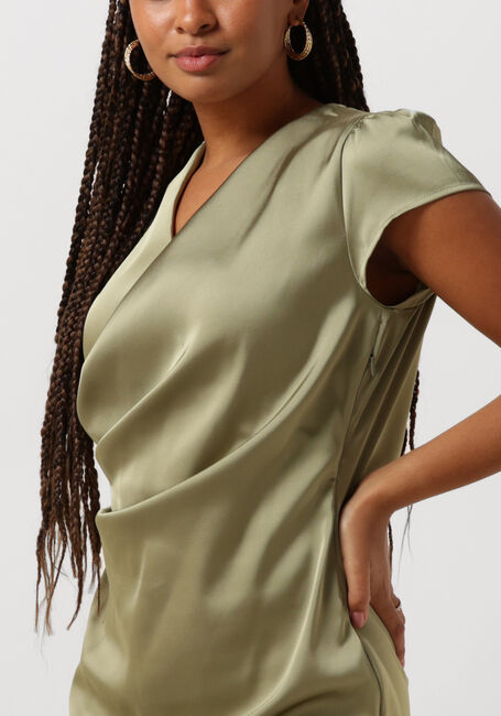 BRUUNS BAZAAR Robe midi RAISELLA NEEMA DRESS en vert - large