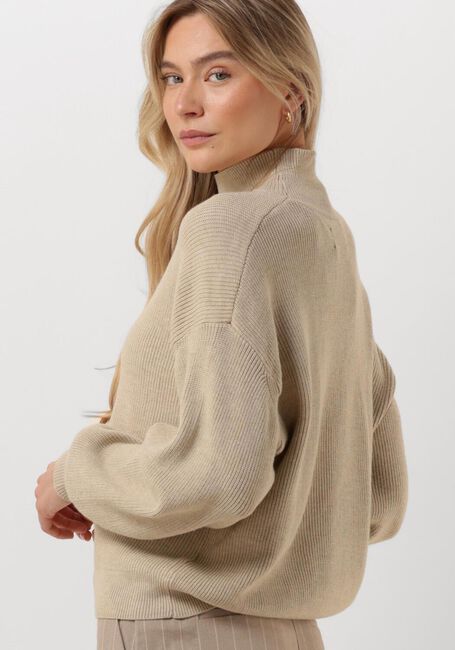 MSCH COPENHAGEN Col roulé MSCHMAGNEA RACHELLE PULLOVER en beige - large