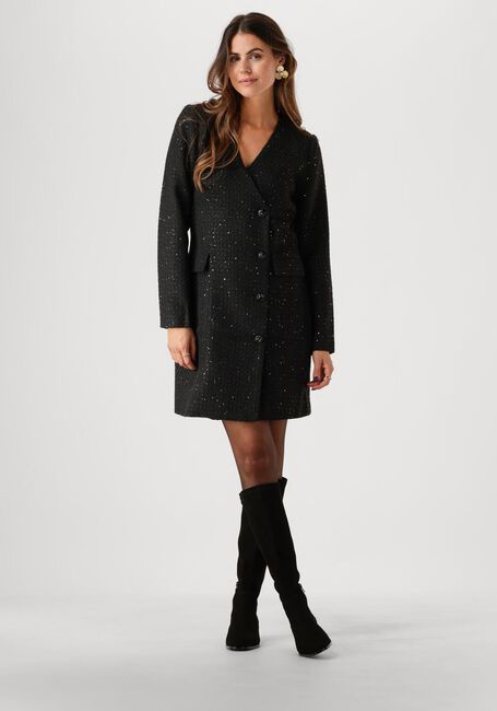 Zwarte FREEBIRD Mini jurk DAFNA DRESS - large