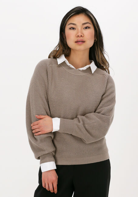 MSCH COPENHAGEN Pull CALIE JILLI PULLOVER en taupe - large