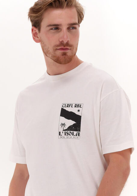 COLOURFUL REBEL T-shirt L'ISOLA BASIC TEE en blanc - large