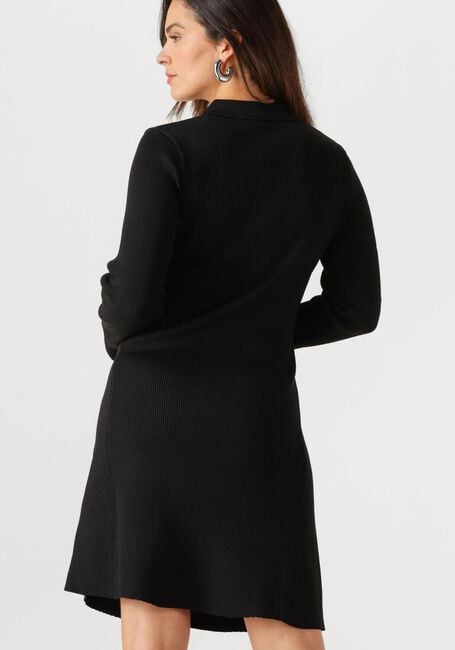 Zwarte Y.A.S. Midi jurk YASNAMA LS KNIT DRESS - large