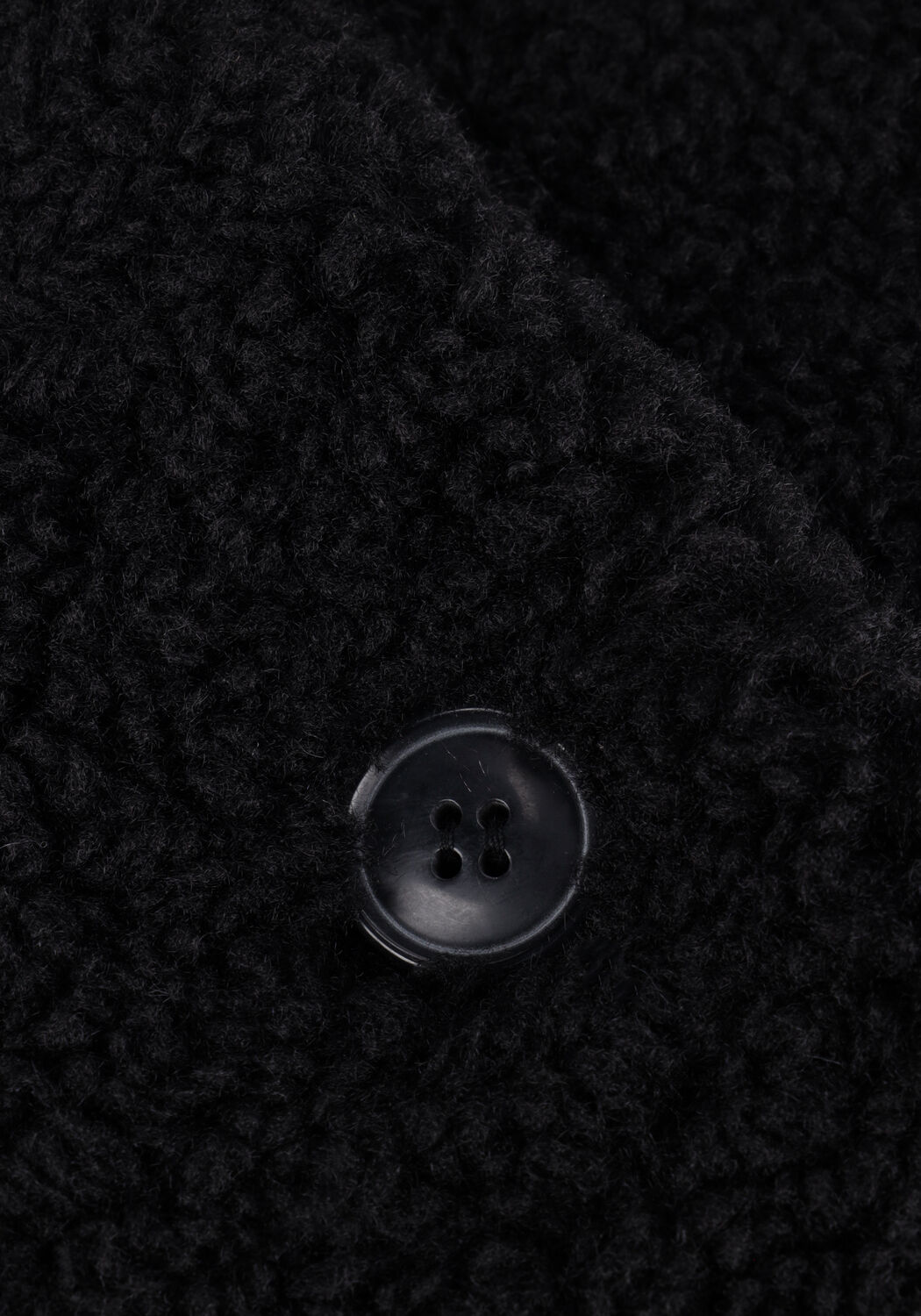 NOTRE-V Manteau Teddy TEDDY COAT SHORT en noir - large