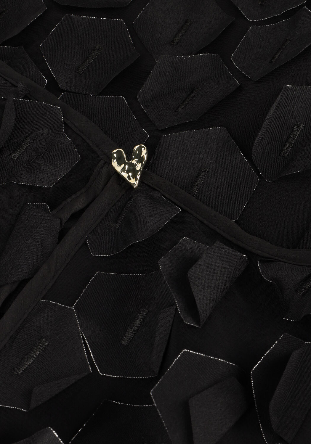 Zwarte JANSEN AMSTERDAM Mini jurk 3D560 JURK PIA - large