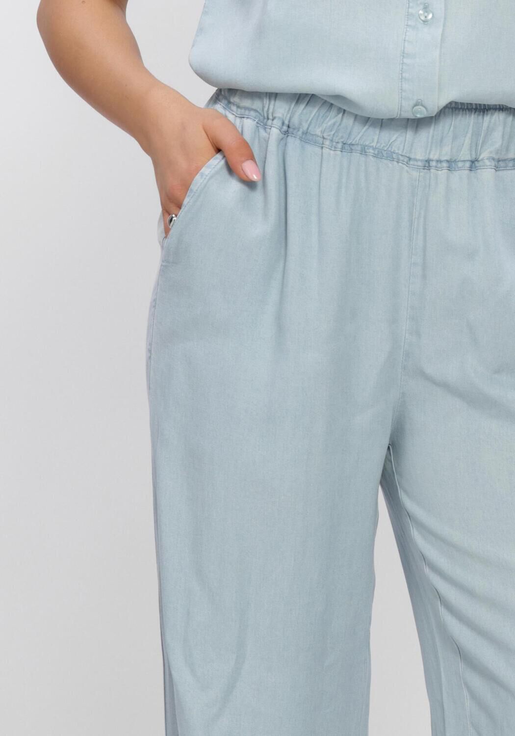 NUKUS Pantalon NOVI PANTS en bleu - large