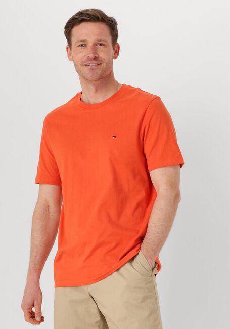 TOMMY HILFIGER T-shirt ESS SEASONAL REG FIT SOLID TEE en orange - large