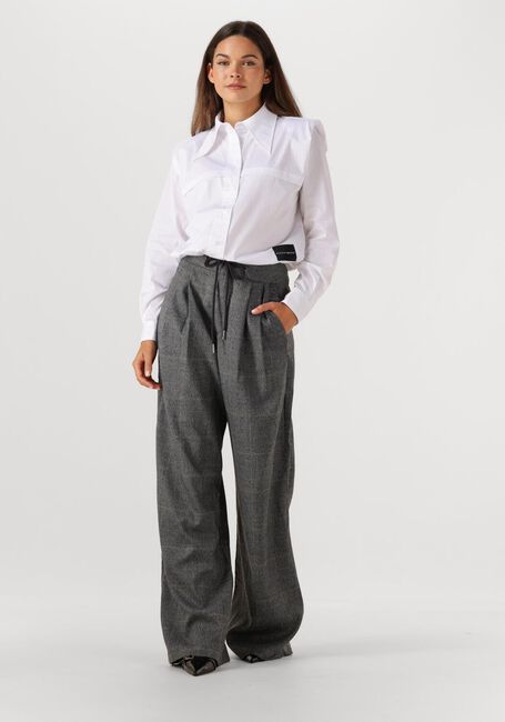 Witte HAUTE L'AMITIÉ  POPLIN ROLOU SHIRT - large