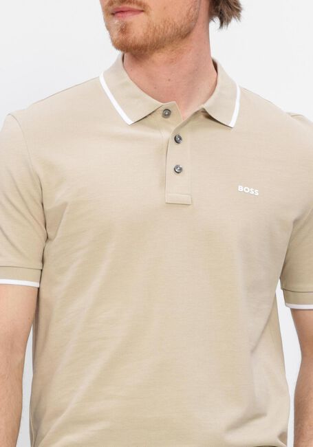 BOSS BLACK Polo PARLAY 190 en beige - large