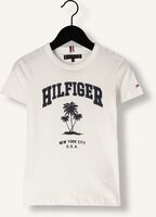 Witte TOMMY HILFIGER T-shirt HILFIGER PALM PRINT TEE SS Witte TOMMY HILFIGER T-shirt HILFIGER PALM PRINT TEE SS - medium