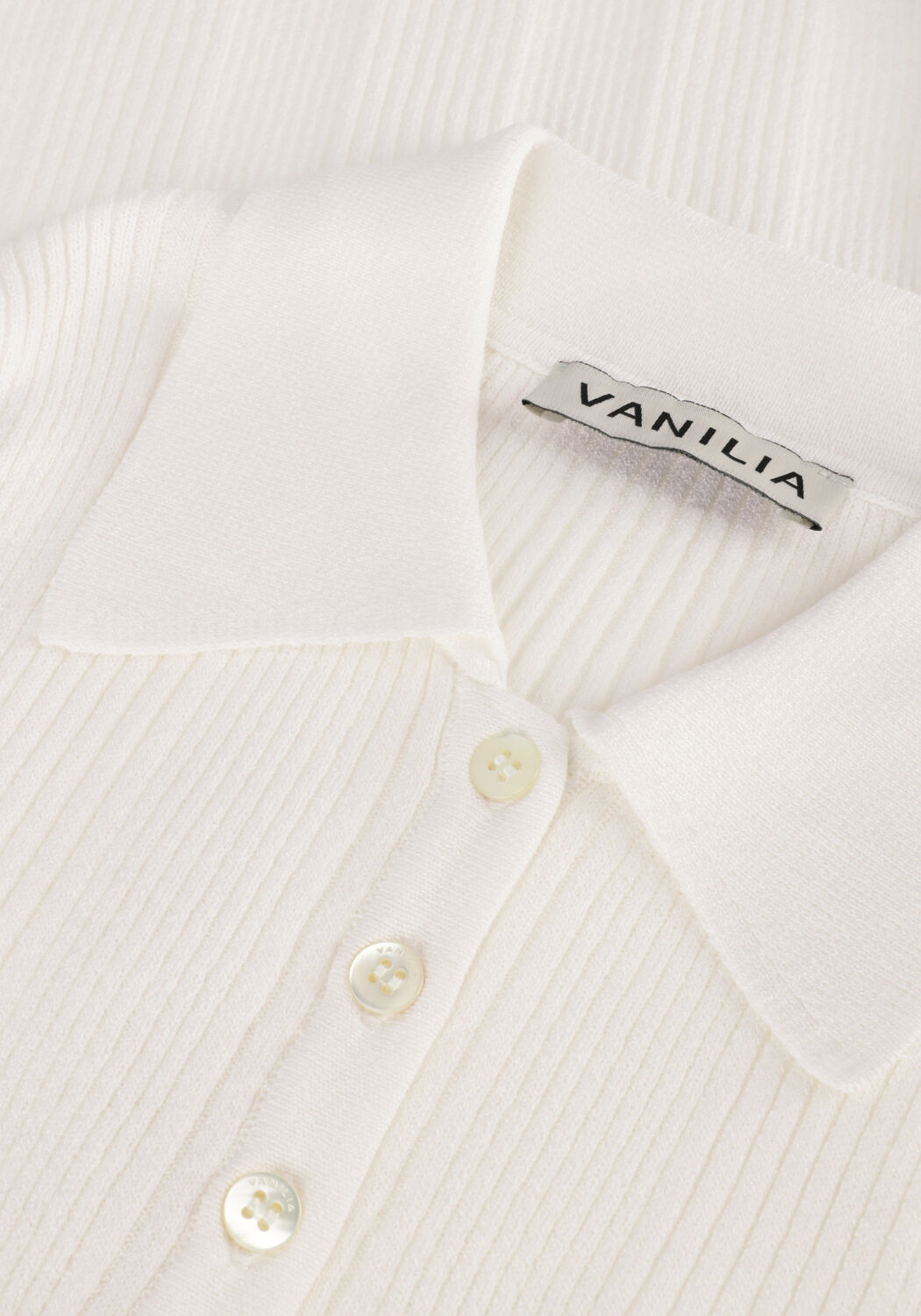 Witte VANILIA Trui POLO AUDREY - large