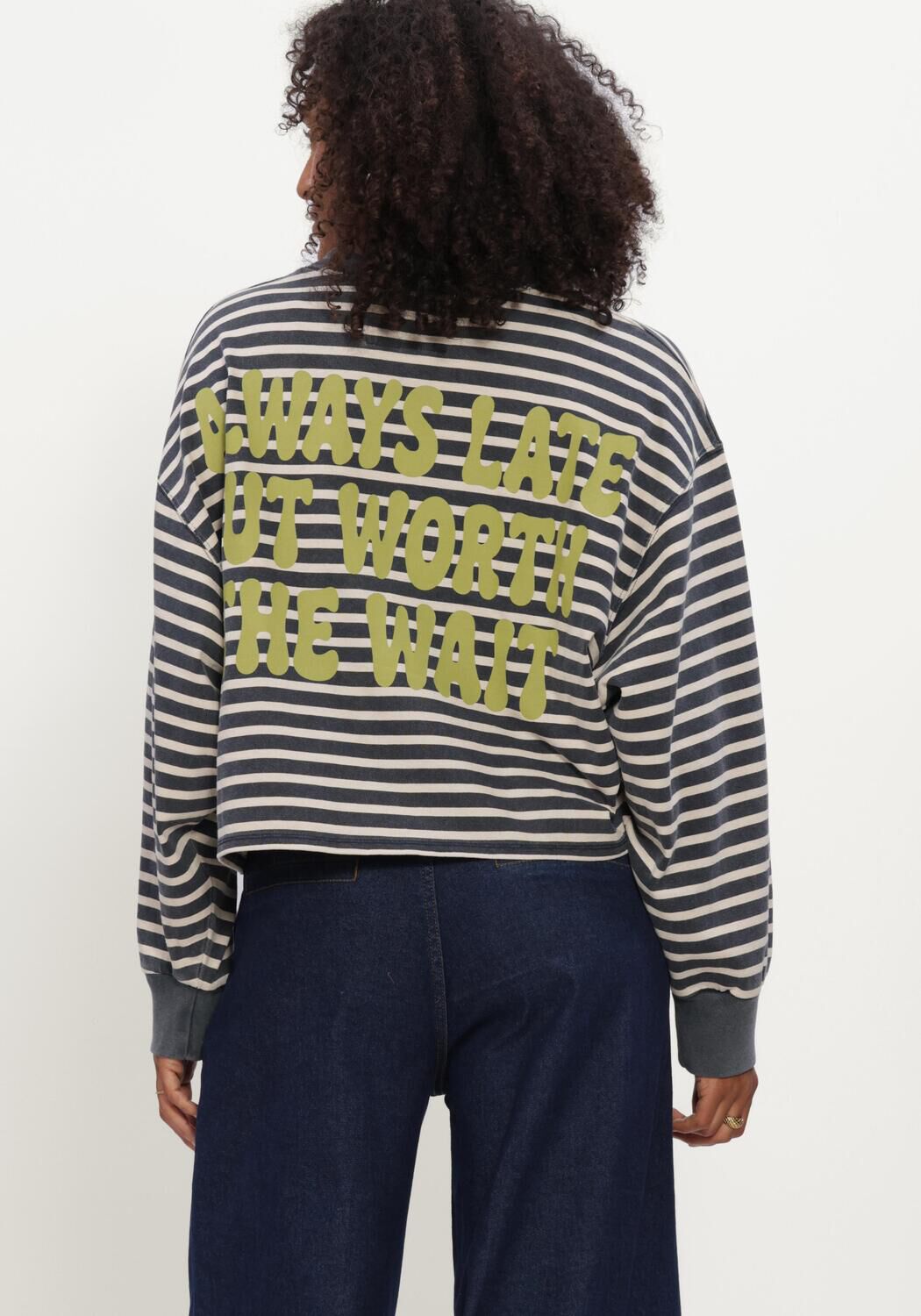 STUDIO AMAYA Haut WORTH IT Gris fonc&eacute; - large