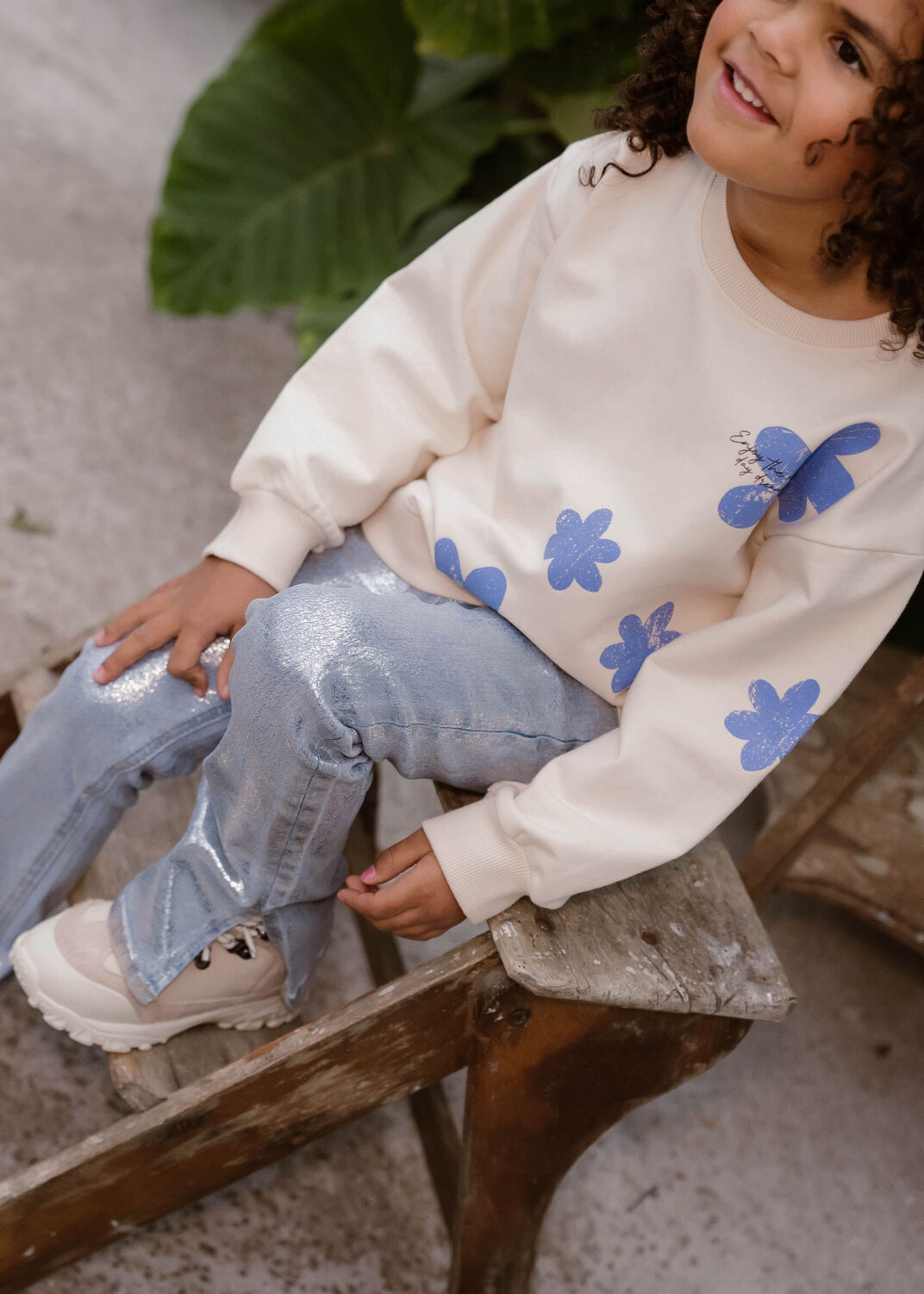 DAILY7 Flared jeans 2453 FLARED FIT POCKET en argent - large