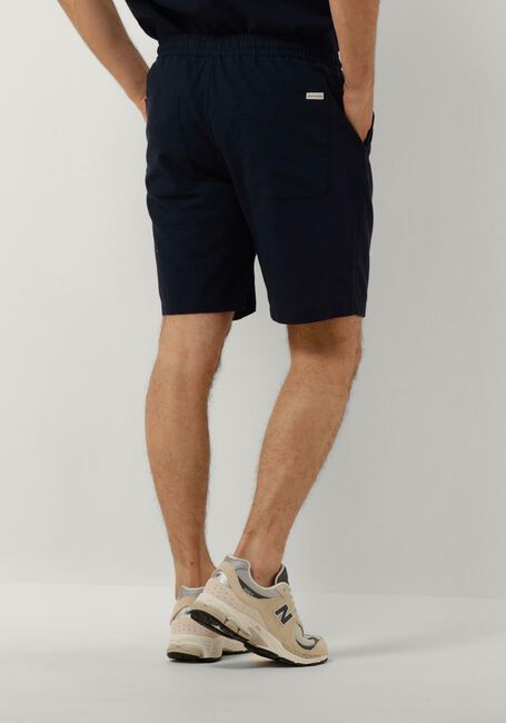 ANERKJENDT Pantalon courte AKLT JAMES COT/LINEN ELA SHORTS Bleu foncé - large