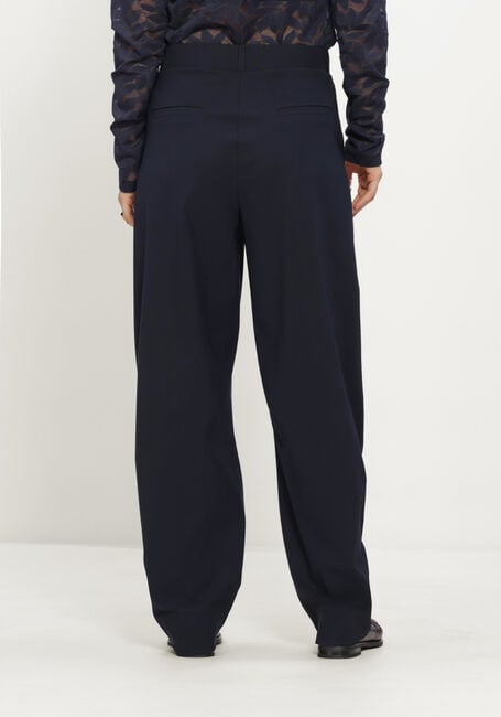 Donkerblauwe STUDIO ANNELOES Pantalon Marlise barrel trousers - large